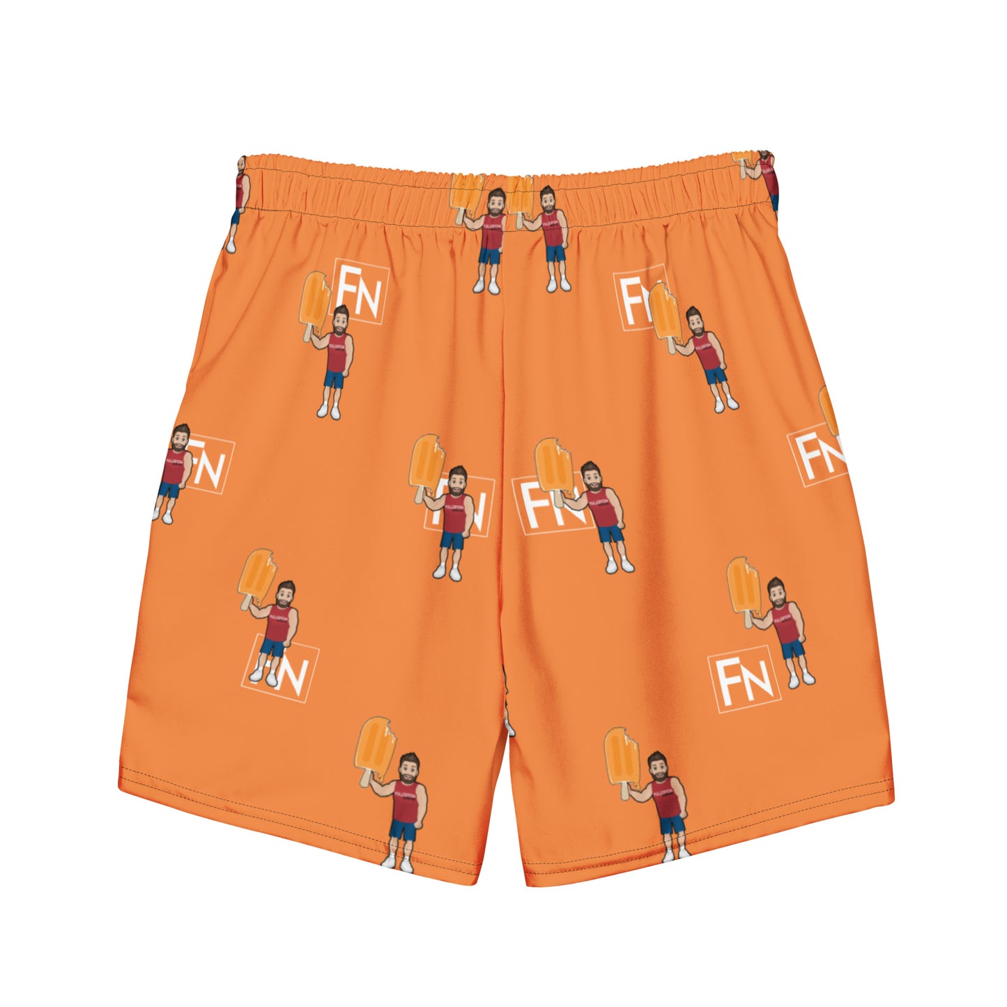 orange sicle swin shorts